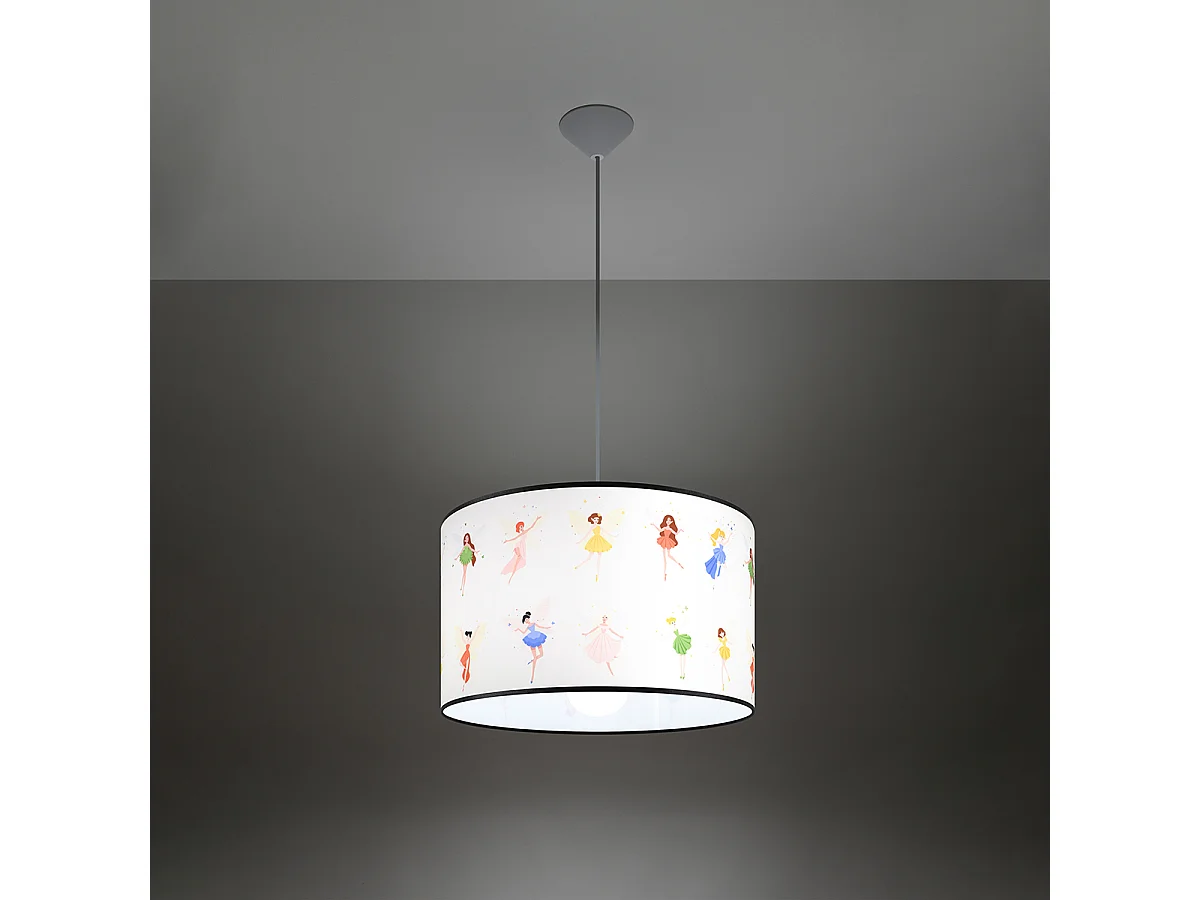 Hanglampen Hada modern van - 1 lichtbronnen 3000K - L.40 x H.95 cm - veelkleurig