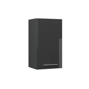 Hangkast antraciet hoogglans 40×34.1×72 fame-line Hangkast antraciet hoogglans 40×34.1×72 fame-line