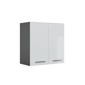 Hangkast wit hoogglans 60x31x60 r-line Hangkast wit hoogglans 60x31x60 r-line