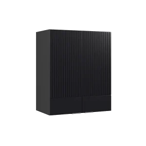Hangkast zwart gestreept 60×34.1×72 fame-line