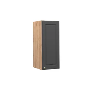 Hangkast antraciet-goud 30×34.1×72 fame-line