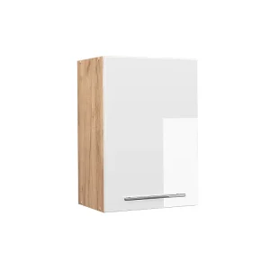 Hangkast wit hoogglans 50×34.1×72 fame-line