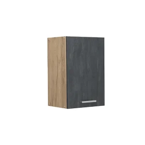 Hangkast zwart beton 40x31x60 r-line Hangkast zwart beton 40x31x60 r-line