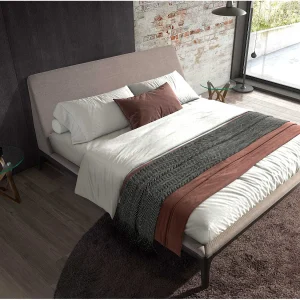 Grijs stoffen bed 7155 ANGEL CERDA Grijs stoffen bed 7155 ANGEL CERDA