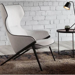 Stof fauteuil grijs 5009 ANGEL CERDA Stof fauteuil grijs 5009 ANGEL CERDA