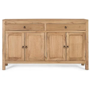 Buffet en bois de mindi massief fabriqué à la main