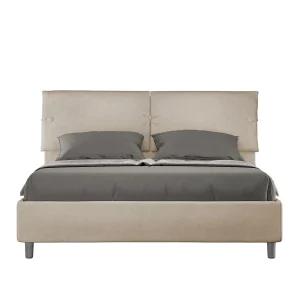 Gestoffeerd Bed 160×190 zonder lattenbodem microvezel zand Sleeper Gestoffeerd Bed 160×190 zonder lattenbodem microvezel zand Sleeper