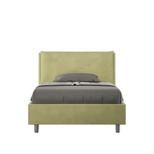 Gestoffeerd bed 120×210 met opbergruimte microvezel groen Appia Large Gestoffeerd bed 120×210 met opbergruimte microvezel groen Appia Large