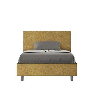 Gestoffeerd Bed 120×210 met opbergruimte stof Era 6 geel Adele Gestoffeerd Bed 120×210 met opbergruimte stof Era 6 geel Adele