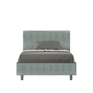 Gestoffeerd Bed 120×200 met lattenbodem stof Aragona 7 lichtblauw Adele Gestoffeerd Bed 120×200 met lattenbodem stof Aragona 7 lichtblauw Adele