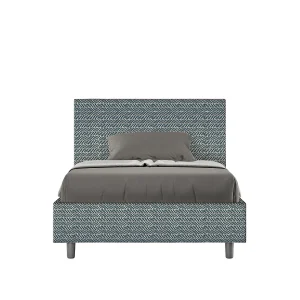 Gestoffeerd Bed 120×200 zonder lattenbodem stof Aragona 8 blauw Adele Gestoffeerd Bed 120×200 zonder lattenbodem stof Aragona 8 blauw Adele