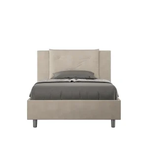Gestoffeerd Bed 120×190 met opbergruimte microvezel zand Appia Gestoffeerd Bed 120×190 met opbergruimte microvezel zand Appia