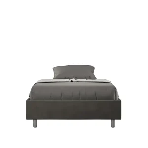 Gestoffeerd Bed 140×210 met opbergruimte microvezel grijs Azelia Gestoffeerd Bed 140×210 met opbergruimte microvezel grijs Azelia