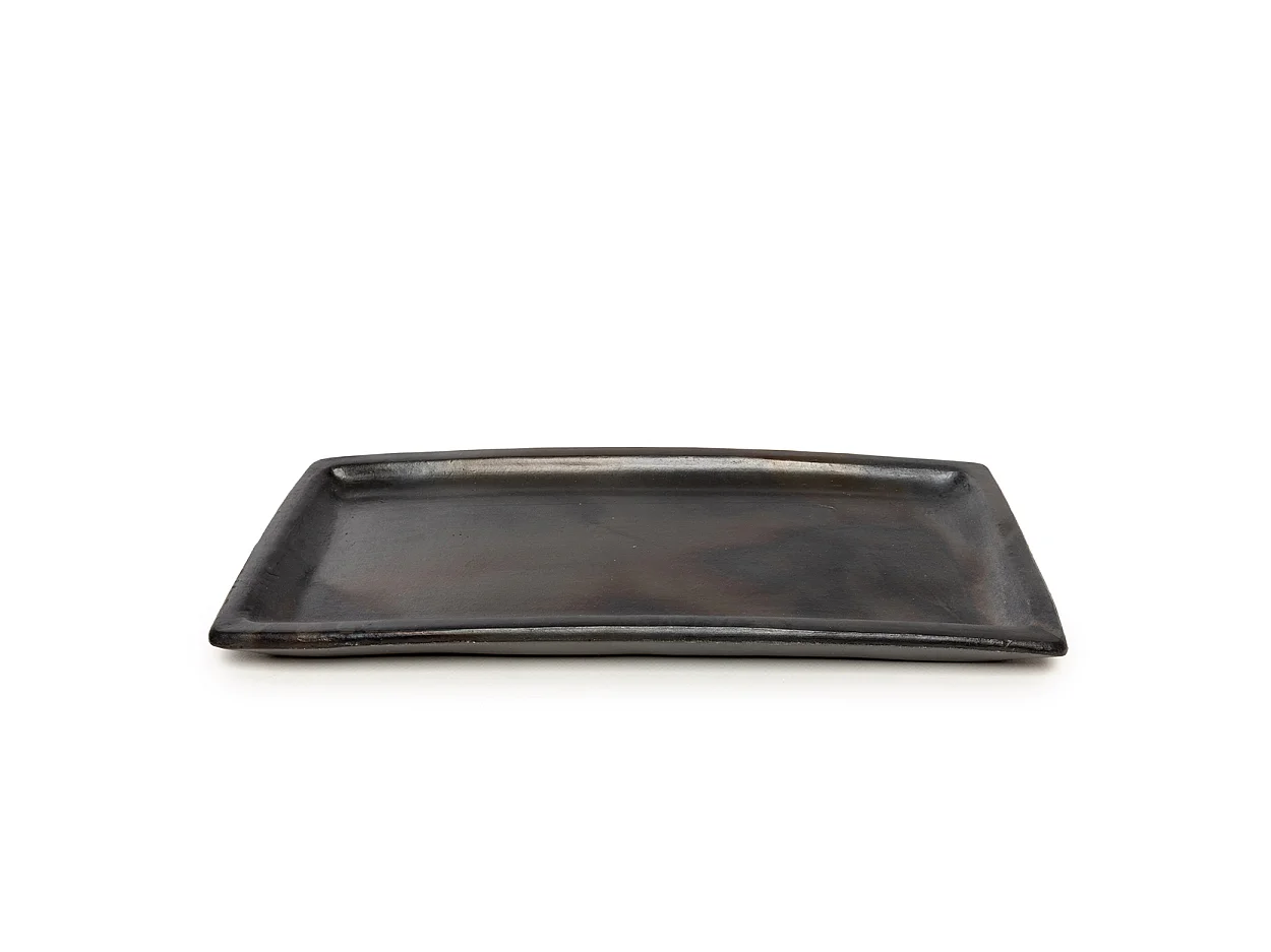 Het Burned Sushi Bord - Zwart - L