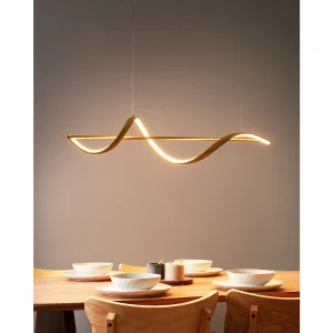 LED hanglamp KHUTTI Metaal Goud LED hanglamp KHUTTI Metaal Goud