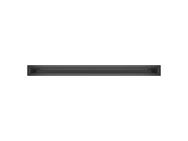 Grafietkleurig ventilatierooster voor open haard - Loft 60x800