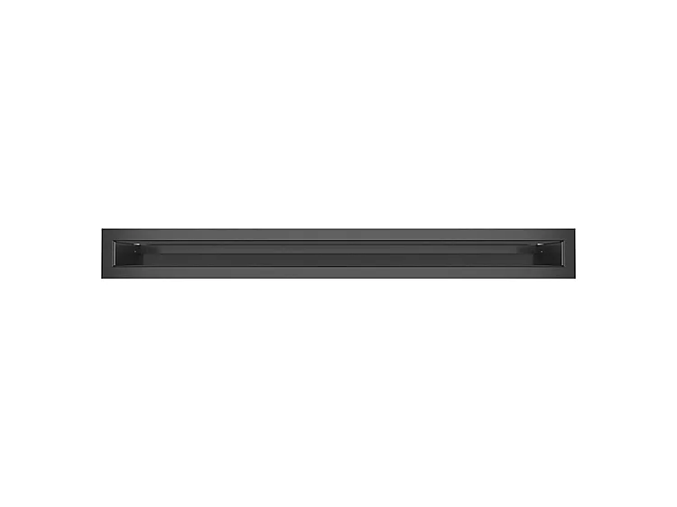 Grafietkleurig ventilatierooster voor open haard - Loft 60x600