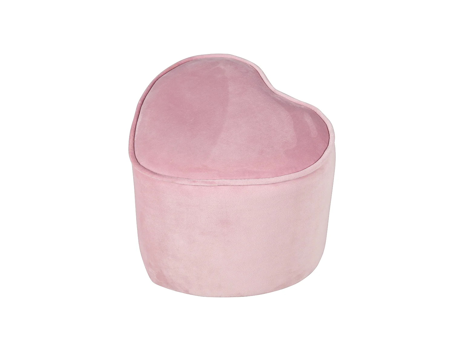 Hartvormige kinderpouf Roba Lil Sofa Mauve 24cm