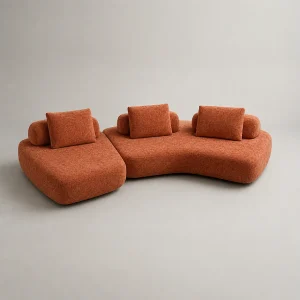 Hoekbank MILANO Links Terracotta Hoekbank MILANO Links Terracotta