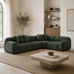 Hoekbank ALEXANDRIE Kleur Vert Cèdre Hoekbank ALEXANDRIE Kleur Vert Cèdre