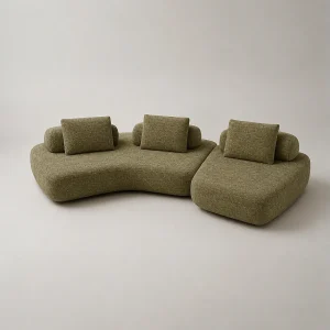 Hoekbank MILANO Rechts Vert Olive Hoekbank MILANO Rechts Vert Olive