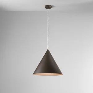 Hanglamp van gepoedercoat metaal en aluminium, serie 10S48408, metallic grijs en bruin, E27 fitting – Perenz Hanglamp van gepoedercoat metaal en aluminium, serie 10S48408, metallic grijs en bruin, E27 fitting – Perenz