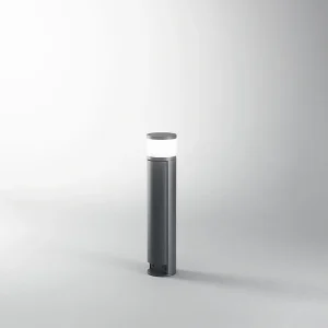 Grafietkleurige aluminium buitenlamp met geïntegreerde dubbele Schuko-fitting, diameter 10,5 cm, hoogte 48 cm, IP44-bescherming – Perenz Grafietkleurige aluminium buitenlamp met geïntegreerde dubbele Schuko-fitting, diameter 10,5 cm, hoogte 48 cm, IP44-bescherming – Perenz