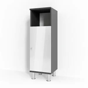 Halfhoge kast antraciet 30x30x95 fynn Halfhoge kast antraciet 30x30x95 fynn