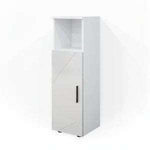 Halfhoge kast wit hoogglans 30x30x95 irma Halfhoge kast wit hoogglans 30x30x95 irma