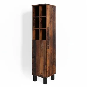 Halfhoge kast eiken rustiek 30x30x130.6 fynn Halfhoge kast eiken rustiek 30x30x130.6 fynn