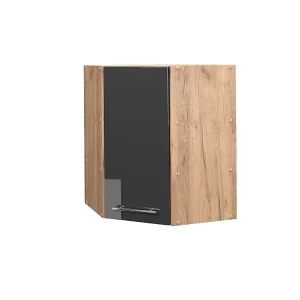 Hoek hangkast antraciet hoogglans 57×34.1×72 fame-line Hoek hangkast antraciet hoogglans 57×34.1×72 fame-line