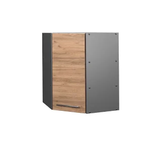 Hoek hangkast krachtige eik goud 57×34.1×72 fame-line Hoek hangkast krachtige eik goud 57×34.1×72 fame-line