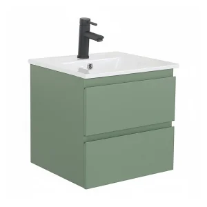 Hangend wasmeubel 45cm met keramische wastafel SORRENTO
