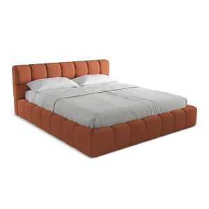 Bed met opbergruimte – 200 x 228 van Terracotta Chenille – ROMA