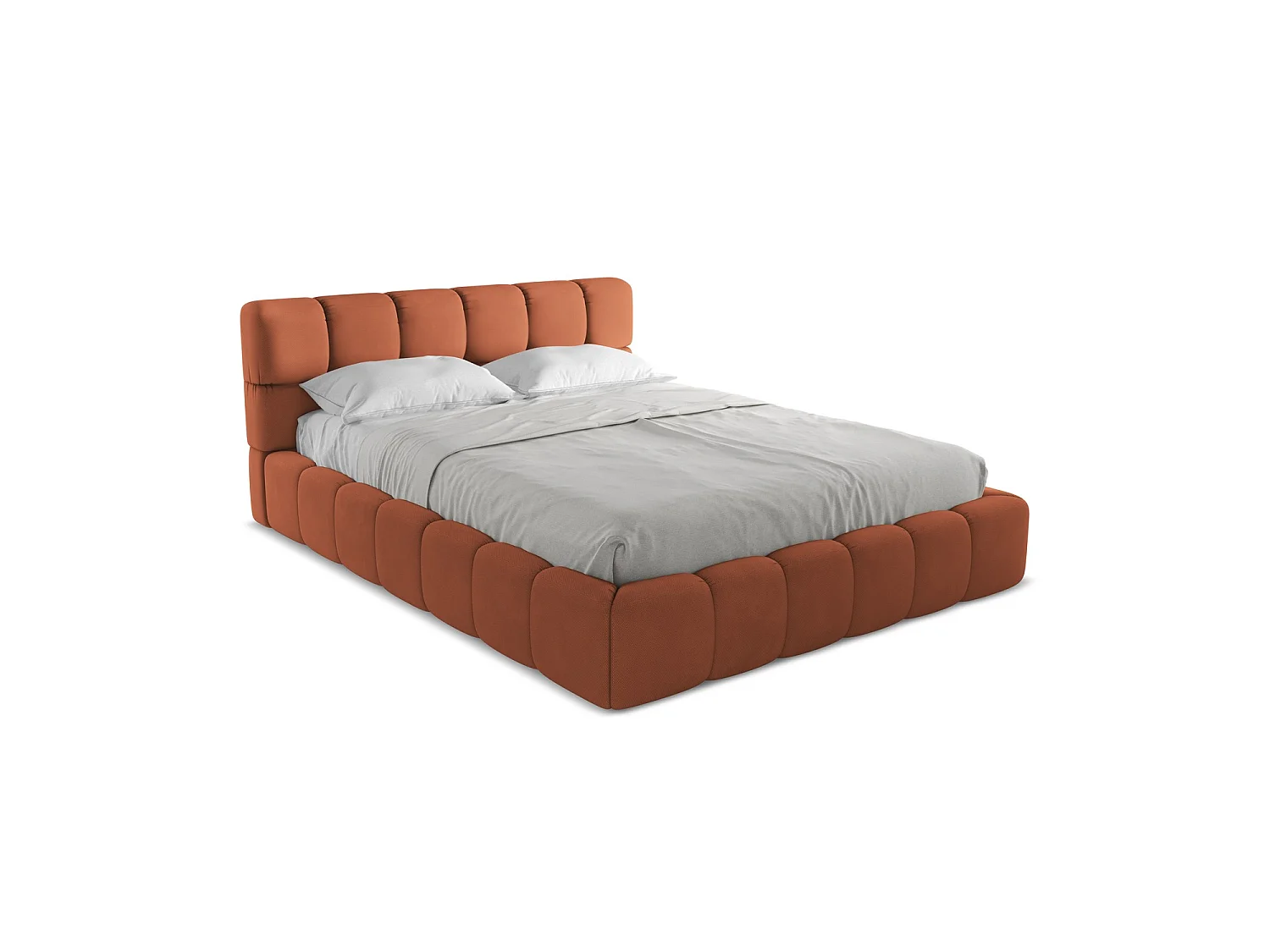 Bed met opbergruimte - 180 x 228 van Terracotta Chenille - ROMA