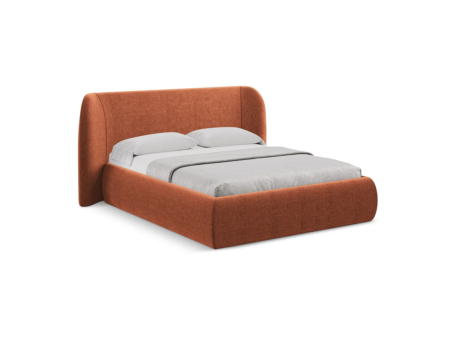 Bed met opbergruimte - 210 x 215 van Terracotta Chenille - TRIESTE