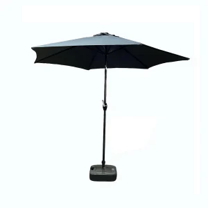 Tuinparasol ORIENT / Buitenparasol / Verstelbare Hoogte / UV-bescherming, Waterdicht / Donkergrijs / 270 x 270 x 235 cm Tuinparasol ORIENT / Buitenparasol / Verstelbare Hoogte / UV-bescherming, Waterdicht / Donkergrijs / 270 x 270 x 235 cm