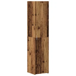 Hoge kast Oudhout 40 x 42,5 x 185 cm