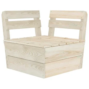 Hoekbank sectioneel pallet geïmpregneerd vurenhout Hoekbank sectioneel pallet geïmpregneerd vurenhout