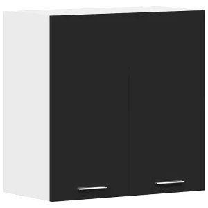 Bovenkast Lyon 60x31x60 cm bewerkt hout zwart Bovenkast Lyon 60x31x60 cm bewerkt hout zwart