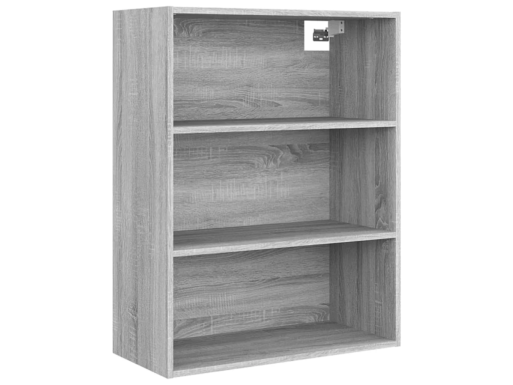Hangkast 69,5x32,5x90 cm grijs sonoma eikenkleurig