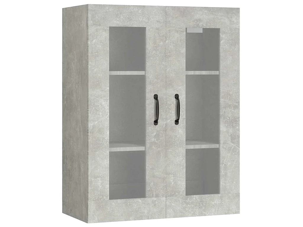 Bovenkast 69,5x34x90 cm betongrijs