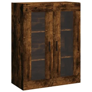 Bovenkast 69,5x34x90 cm gerookt eikenkleurig