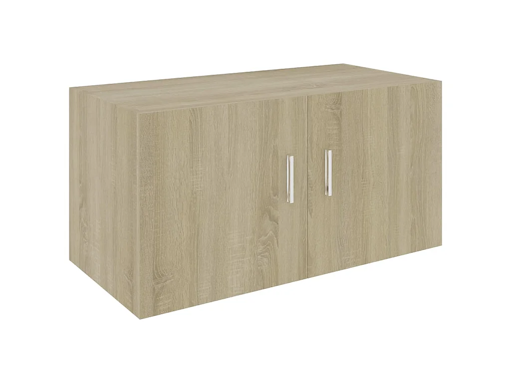 Hangkast 80x39x40 cm bewerkt hout sonoma eikenkleurig