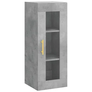Bovenkast 34,5x34x90 cm betongrijs Bovenkast 34,5x34x90 cm betongrijs