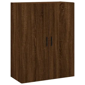 Bovenkast 69,5x34x90 cm bruin eikenkleur