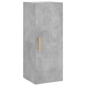 Bovenkast 34,5x34x90 cm betongrijs Bovenkast 34,5x34x90 cm betongrijs