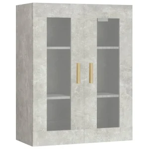 Bovenkast 69,5x34x90 cm betongrijs Bovenkast 69,5x34x90 cm betongrijs