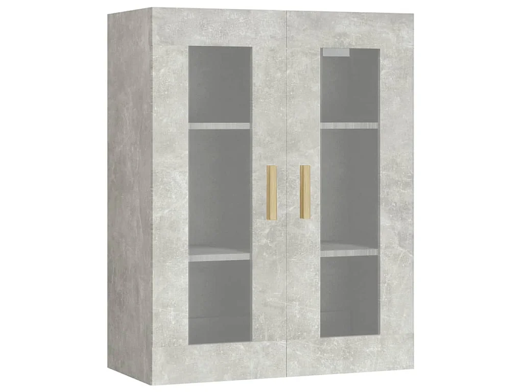 Bovenkast 69,5x34x90 cm betongrijs