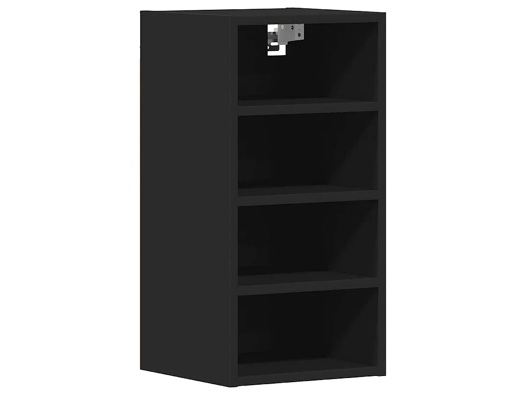 Bovenkast Riga 30x29,5x60 cm bewerkt hout zwart